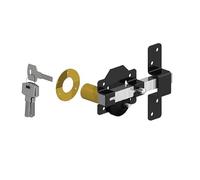 Gatemate 50mm Long Throw Gate Lock Single Locking 5 Keys Stainless Steel Gatemate