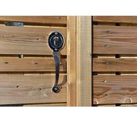 GATEMATE 8" (200mm) Pull Handle to Suit Euro Profile Long Throw Lock - Chrome