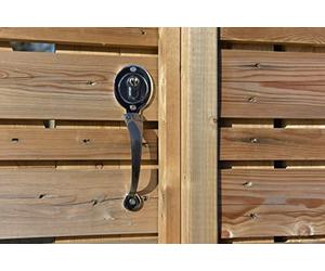 GATEMATE 8" (200mm) Pull Handle to Suit Euro Profile Long Throw Lock - Chrome