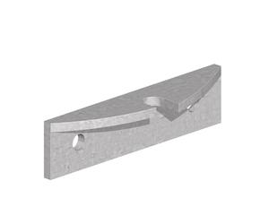 Gatemate Central Closing Gate Catch - Reversible - Galvanised