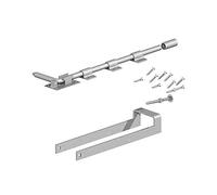 Gatemate Double Field Gate Fastener Set With Garage Door Bolt - 450mm - Galvanised
