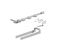 Gatemate Double Field Gate Fastener Set with Garage Door Bolt - 600mm - Galvanised