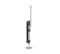 Gatemate Monkey Tail Bolt 5/8" Square Shoot -12" / 305mm - Epoxy Black