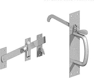 Gatemate Suffolk Latch - Heavy - Zinc Plated