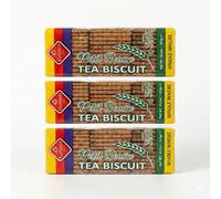 Gatenio Whole Wheat Petit Beurre Tea Biscuits, Crisp Classic Rectangular Tea Cookies, 3-Pack (410g Each) - Whole Wheat Coffee & Tea Biscuits