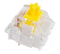 Gateron G Pro 3.0 Yellow Mechanical Switches -32 Pack,Pre-Lubed 3-Pin/5-Pin RGB Linear Switches (50g) - for Gaming & Typing