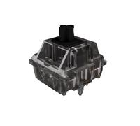 GATERON Ink V2 Pro Black Keyboard Switches, Linear 5 Pins Pre Lubed RGB Smokey Housing for MX Mechanical Keyboard (110)