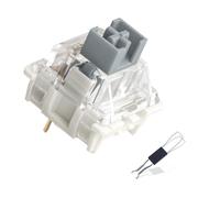 Gateron MX Pro Switch Self-Lubricating Mechanical Keyboard Dedicated Shaft with 2 in 1 Professional Keyboard Puller Suitable for Mechanical Keyboard SMD 3pins Yellow Switch(70Pcs)