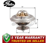 Gates Coolant Thermostat Fits Audi Jaguar VW Skoda Daimler - TH14387G1