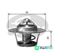 GATES COOLANT THERMOSTAT TH00182G2 FOR CITROËN PEUGEOT RENAULT TALBOT