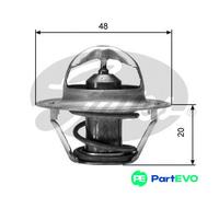 GATES COOLANT THERMOSTAT TH00391G2 FOR AUDI FORD VW