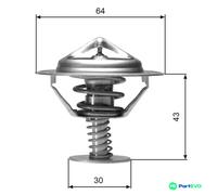 GATES COOLANT THERMOSTAT TH05977G1 FOR HONDA