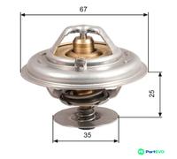 GATES COOLANT THERMOSTAT TH14380G1 FOR FORD SEAT VW