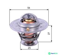 GATES COOLANT THERMOSTAT TH22782G1 FOR SANTANA