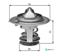 GATES COOLANT THERMOSTAT TH29882G1 FOR HYUNDAI KIA