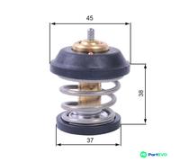 GATES COOLANT THERMOSTAT TH42995G1 FOR AUDI SEAT SKODA VW