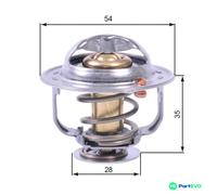 GATES COOLANT THERMOSTAT TH43880G1 FOR OPEL VAUXHALL CHEVROLET