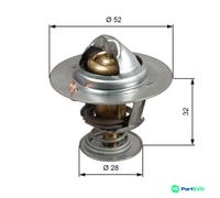GATES COOLANT THERMOSTAT TH50292G1 FOR FORD