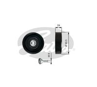 Gates DriveAlign Idler Pulley - T36251