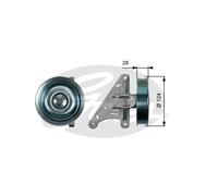 Gates DriveAlign Idler Pulley - T36427