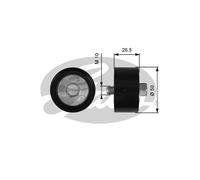 Gates DriveAlign Idler Pulley - T36537