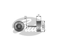 Gates DriveAlign Idler Pulley - T36538