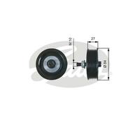 Gates DriveAlign Idler Pulley - T36602