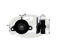 Gates DriveAlign Idler Pulley T38056 - OE Part For Ford