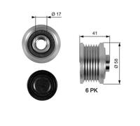 GATES OAP7052 Alternator Freewheel Clutch