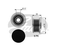 Gates Alternator Freewheel Clutch OAP7077