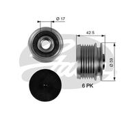 Gates OAP7106 Over Running Alternator Pulley