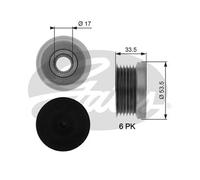 Gates OAP7111 Over Running Alternator Pulley