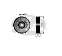 Gates DriveAlign Tensioner Pulley - T36160