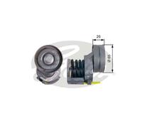 Gates DriveAlign Tensioner Pulley - T39023
