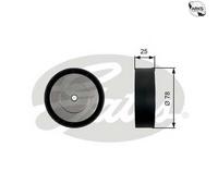 GATES T36450 Deflection / Guide Pulley, v-ribbed belt