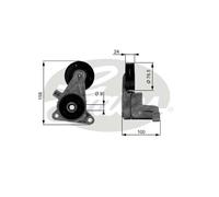 Gates DriveAlign Tensioner Unit - T38437