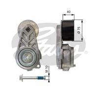 GATES T38726 Belt Tensioner, v-ribbed belt
