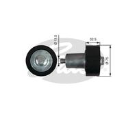 Gates FleetRunner Idler Pulley - T36737