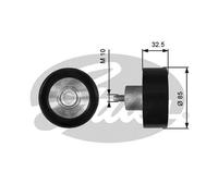 Gates FleetRunner MV Idler T36625 - OE Part For Mercedes-Benz