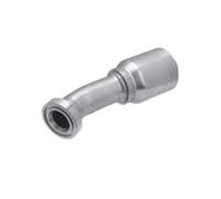 Gates Fluid Power 7347-06446-5 Hose Fitting 12GS16FLC30-022 3/4In Bore To 1In Global Spiral Caterpillar, 30 Degrees Elbow