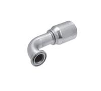 Gates Fluid Power 7347-07603-5 Hose Fitting 12GS8FL90-050 1.1/4In Bore To 1In Global Spiral Flanged 3000 Psi 90 Swept Elbow Medium Drop Gs