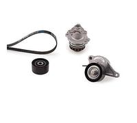 Gates KP17PK1973 Water Pump + V-Ribbed Belt Set For Nissan Opel Renault Vauxhall