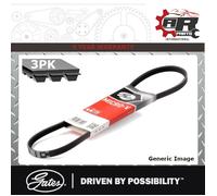GATES Micro V Ribbed Drive Belt - 3PK863SF - fits MIni (R50, R53) 2003-2006