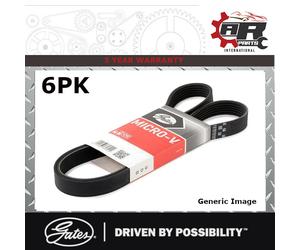 GATES Micro V Ribbed Drive Belt - Aux / Alternator / Drive Belt - 6PK1019SF