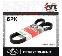 GATES Micro V Ribbed Fan - Auxiliary - Alternator - Drive Belt - 6PK1835XQ