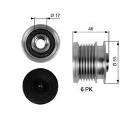 Gates OAP7092 Over Running Alternator Pulley