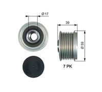 Gates OAP7189 Over Running Alternator Pulley