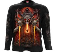 Gates Of Hell Long-Sleeved T-Shirt Spiral Direct Black L