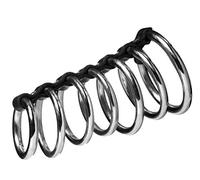Gates of Hell Male Chastity Device, 7 Rings