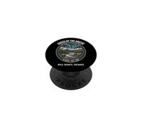 Gates of the Arctic National Park Alaska Bear Aurora Badge PopSockets Adhesive PopGrip